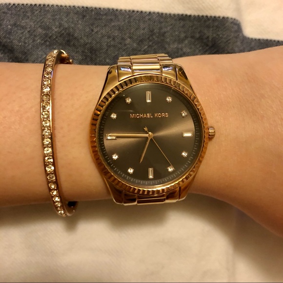 Michael Kors Blake Brown Dial Rose Gold Watch - Picture 4 of 10